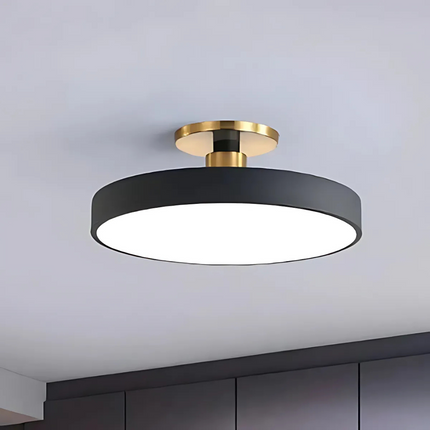 Modern Minimalist | Flush Mount Ceiling Light with Dimmable LED | Scandinavian Design for Cozy Atmosphere 2