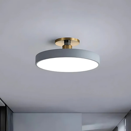 Modern Minimalist | Flush Mount Ceiling Light with Dimmable LED | Scandinavian Design for Cozy Atmosphere 3