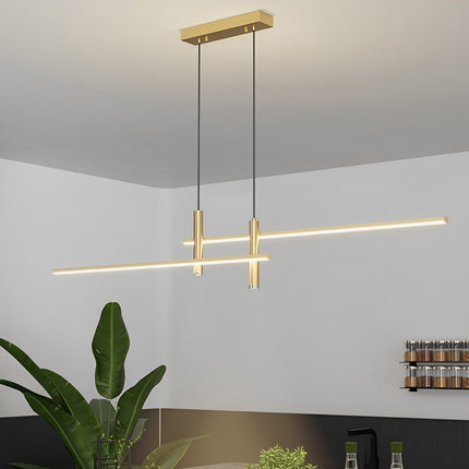 Modern Minimalist | Slim Linear Pendant Lamp with Adjustable Dimming | Perfect for Contemporary Interiors 2