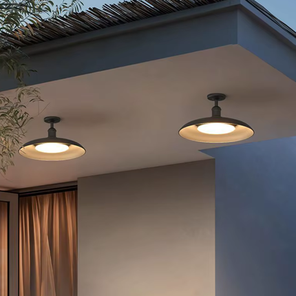 Modern Outdoor Ceiling Light | Waterproof Semi Flush Mount Fixture for Patio 5