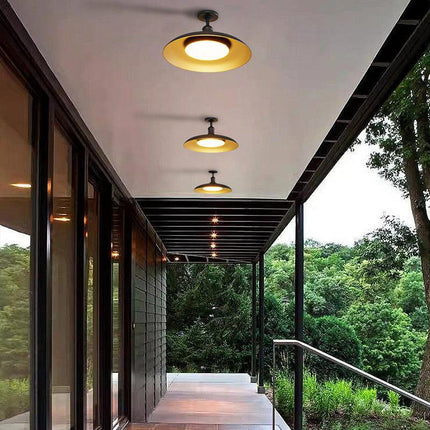 Modern Outdoor Ceiling Light | Waterproof Semi Flush Mount Fixture for Patio 6