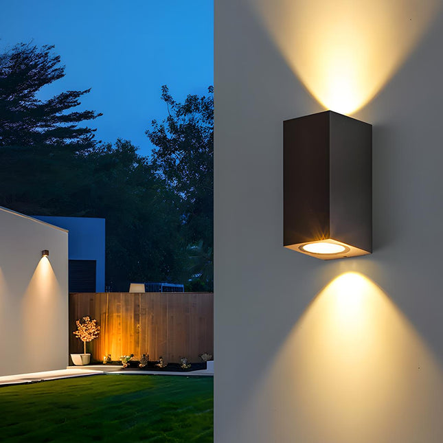 Modern Outdoor LED Wall Washer Light with Up & Down Illumination | Waterproof Design for Exterior Spaces 1