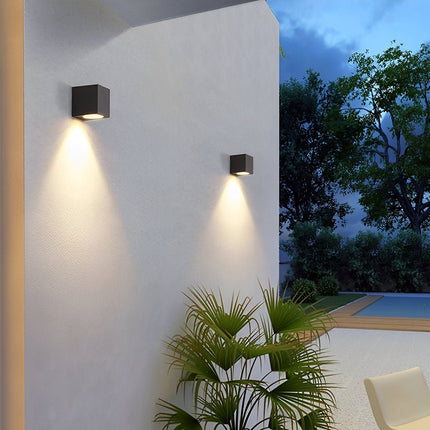 Modern Outdoor LED Wall Washer Light with Up & Down Illumination | Waterproof Design for Exterior Spaces 2
