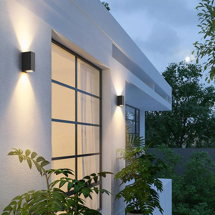 Modern Outdoor LED Wall Washer Light with Up & Down Illumination | Waterproof Design for Exterior Spaces 3