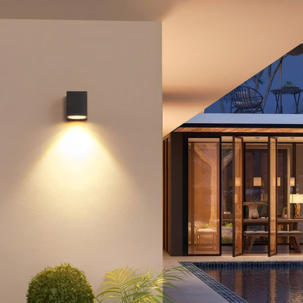 Modern Outdoor LED Wall Washer Light with Up & Down Illumination | Waterproof Design for Exterior Spaces 4
