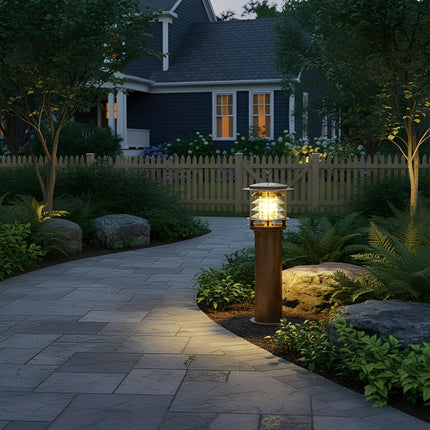 Modern Outdoor Landscape Post Light with IP65 Waterproof Rating | Durable Design for Gardens and Patios 9