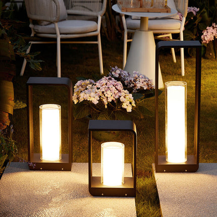 Modern Outdoor Solar Lights | Adjustable Color Modes & Waterproof Design | Landscape Lighting for Patios and Gardens 3