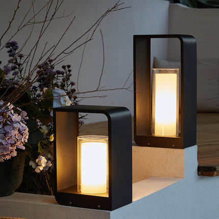 Modern Outdoor Solar Lights | Adjustable Color Modes & Waterproof Design | Landscape Lighting for Patios and Gardens 8