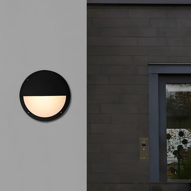 Modern Outdoor Wall Light | Round LED Sconce with IP65 Waterproof Rating | Durable Exterior Lighting for Patios and Gardens 1