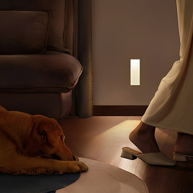 Modern Recessed LED Step Light with Motion Sensor & Adjustable Color Temperature | Ideal for Indoor Stairways and Hallways 1