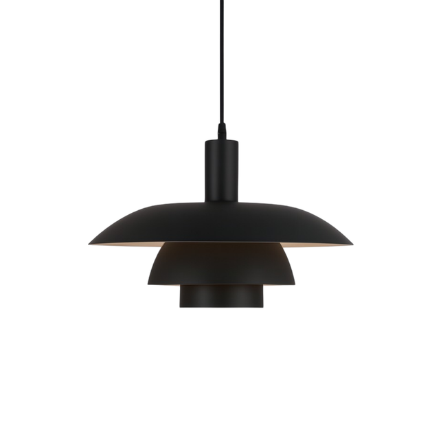 Kitchen Island Pendant Light, Modern Kitchen Pendant Lamp for Dining Room, Black Dimmable Ceiling Light Fixture