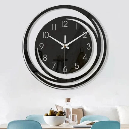 Modern Scandinavian | Wall Clock with Silent Mechanism | Elegant Design for Minimalist Interiors 2