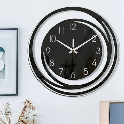 Modern Scandinavian | Wall Clock with Silent Mechanism | Elegant Design for Minimalist Interiors 3