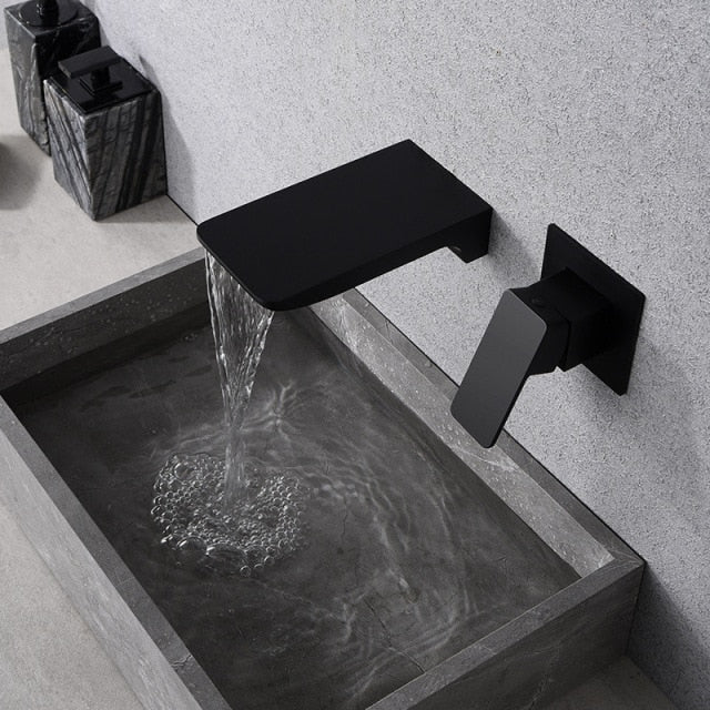 Modern Wall-Mounted Water Tap | Touchless Operation & Adjustable Settings | Sleek Design for Effortless Control 3