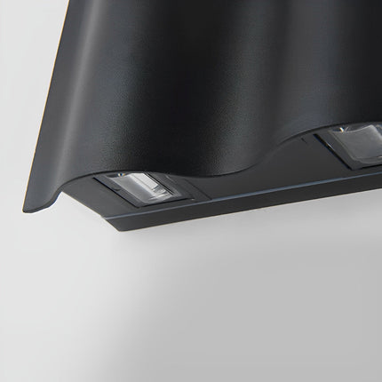 Modern Water Ripple LED Wall Sconce Light with Up & Down Lighting | Durable Design for Outdoor Use 6