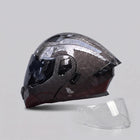 Modular Motorcycle Helmet | Carbon-Style Design with Dual Visors | Comfortable Coverage for Daily Rides 0