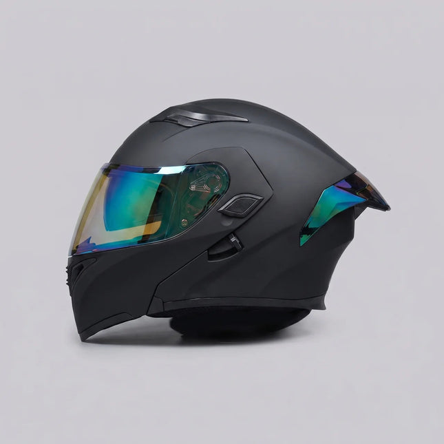 Modular Motorcycle Helmet | Iridescent Visor & EPS Support for Comfort and Safety 0