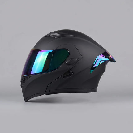 Modular Motorcycle Helmet | Iridescent Visor & EPS Support for Comfort and Safety 2