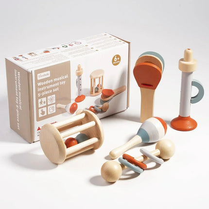 Montessori Musical Instrument Set for Toddlers with Professionally Tuned Sounds | Educational Gift for Early Music Discovery 0