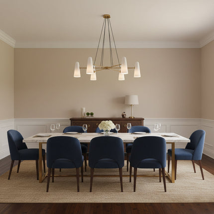 Montfaucon | Elegant Vintage Crystal Dining Room Chandelier Light 5