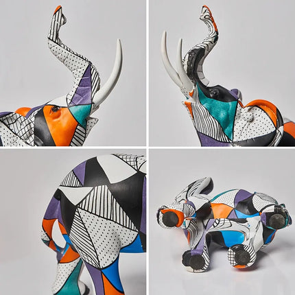 Elephant Figurines, Animal Sculpture