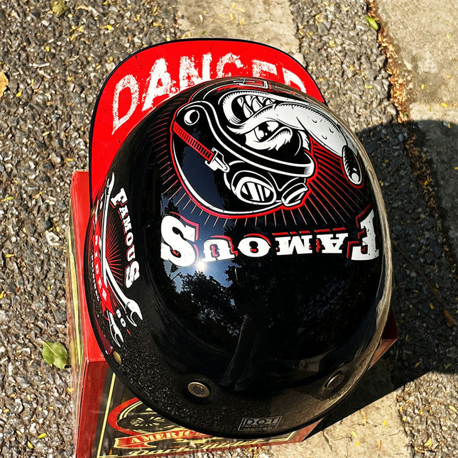 Moto Baseball Helmet | Stylish Half-Helmet with DOT & ECE Certification | Comfortable Protection for Daily Riding 1