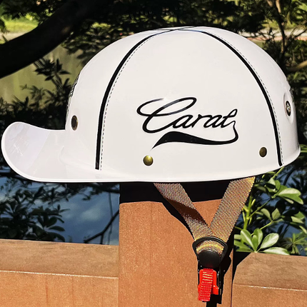 Moto Baseball Helmet | Stylish Half-Helmet with DOT & ECE Certification | Comfortable Protection for Daily Riding 15