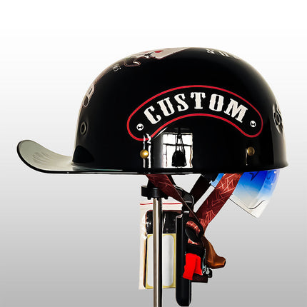 Moto Baseball Helmet | Stylish Half-Helmet with DOT & ECE Certification | Comfortable Protection for Daily Riding 17