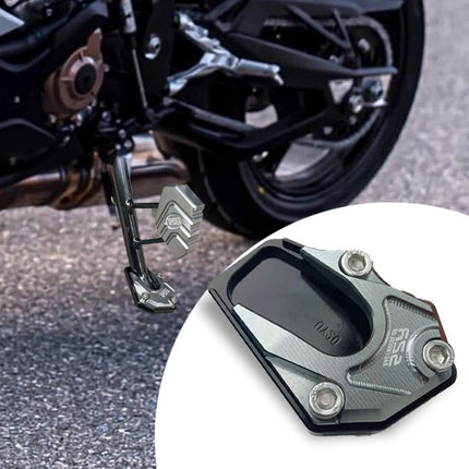 Motorcycle Accessory | Kickstand Enlarger Plate with Non-Slip Design | Enhanced Stability for Safe Parking 1