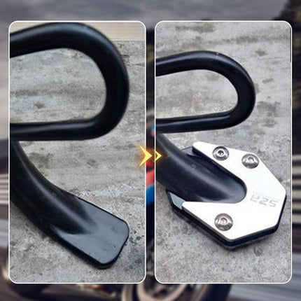 Motorcycle Accessory | Kickstand Enlarger Plate with Non-Slip Design | Enhanced Stability for Safe Parking 4