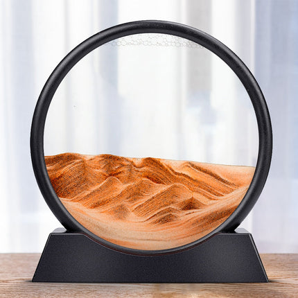 Moving Sand Art Sculpture with LED Light | Calming Desk Decoration for Relaxation 6