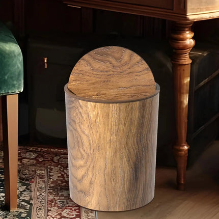Trash Bin with Swing Lid