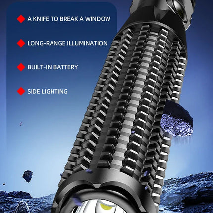 Multi-Functional LED Flashlight | Rechargeable Design with Super Bright Light | Portable Tool for Outdoor Safety 1