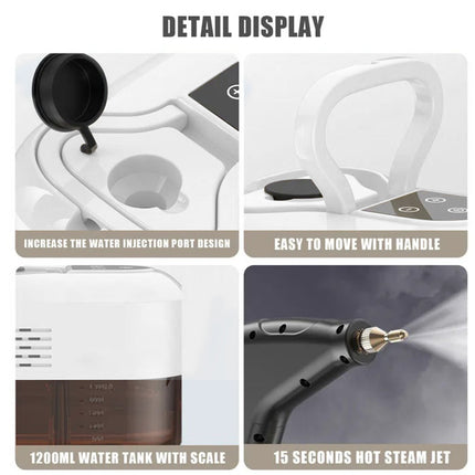 Multi-Surface Cleaning System | High Pressure Steam Cleaner with Fast Heat-Up | Versatile Tool for Efficient Home and Vehicle Cleaning 6