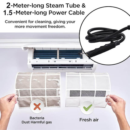 Multi-Surface Cleaning System | High Pressure Steam Cleaner with Fast Heat-Up | Versatile Tool for Efficient Home and Vehicle Cleaning 7