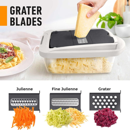 MultiPrep | 10-in-1 Vegetable Slicer with 8 Blades | Versatile Kitchen Tool for Quick Meal Prep 6