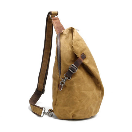 MultiWear | Water-Resistant Canvas Crossbody Bag with Anti-Theft Pocket | Versatile Design for Comfort and Security 6