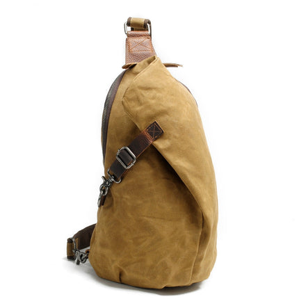 MultiWear | Water-Resistant Canvas Crossbody Bag with Anti-Theft Pocket | Versatile Design for Comfort and Security 9