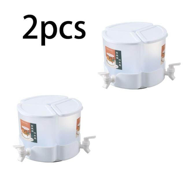 Multi Drink Dispenser | 5.2L Beverage Dispenser with 360° Rotating Taps | Ideal for Parties and Home Use 0