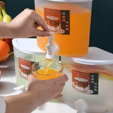 Multi Drink Dispenser | 5.2L Beverage Dispenser with 360° Rotating Taps | Ideal for Parties and Home Use 3