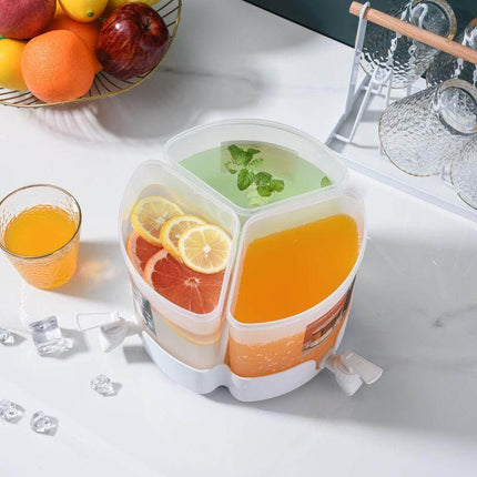 Multi Drink Dispenser | 5.2L Beverage Dispenser with 360° Rotating Taps | Ideal for Parties and Home Use 5