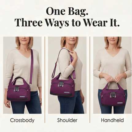 Multi Pocket Crossbody Bag with Anti-Theft Pocket | Compact Design for Effortless Organization 5