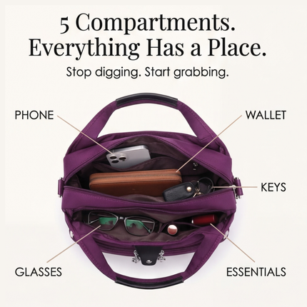 Multi Pocket Crossbody Bag with Anti-Theft Pocket | Compact Design for Effortless Organization 6