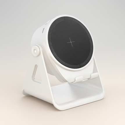 Multifunctional Bluetooth Speaker Phone Stand with Wireless Charging & LED Lights 4