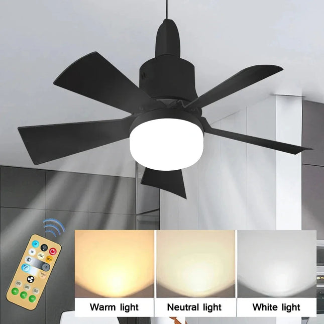Multifunctional Ceiling Fan Light | 30W LED Dimming with Remote Control for Year-Round Comfort 0