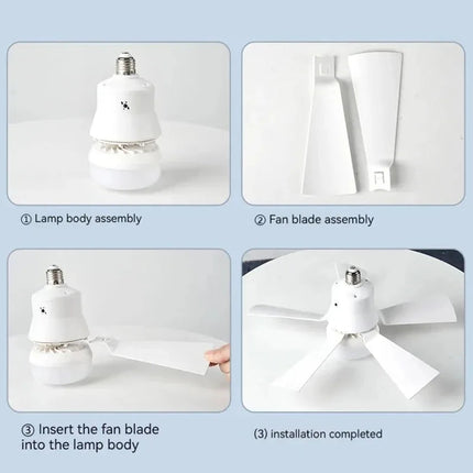 Multifunctional Ceiling Fan Light | 30W LED Dimming with Remote Control for Year-Round Comfort 4