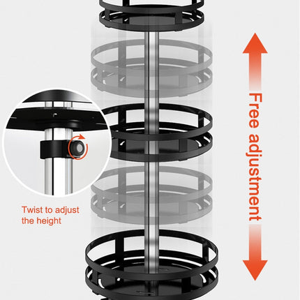 Multifunctional Storage Rack | 360° Rotatable Design for Easy Access | Compact Organizer for Home and Office 5