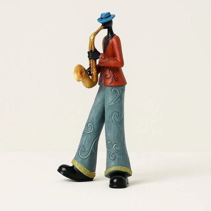 Retro Musician Figurines, Collectible Figurine for Bookshelf Decor