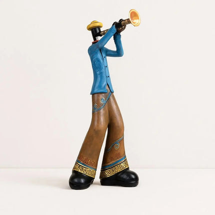 Retro Musician Figurines, Jazz Band Resin Figurines, Collectible Figurine for Bookshelf Decor, Music Lover Gift