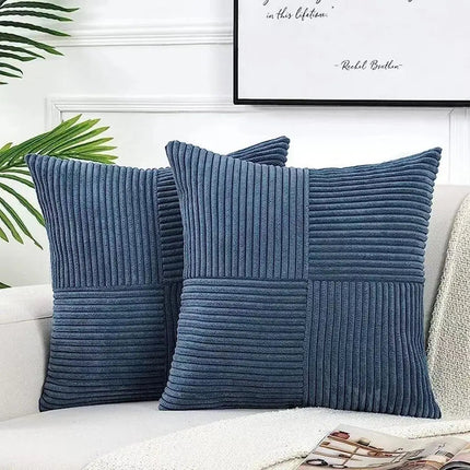 Decorative Pillow Covers, Patchwork Sofa Cushion Cover for Couch and Bed – image 7